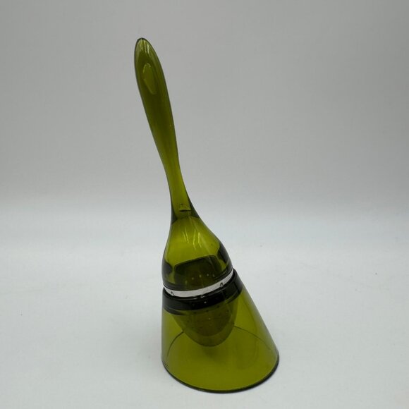 Vintage Retro Style Avocado Green Loose Leaf Tea Infuser with Stand - Picture 1 of 12